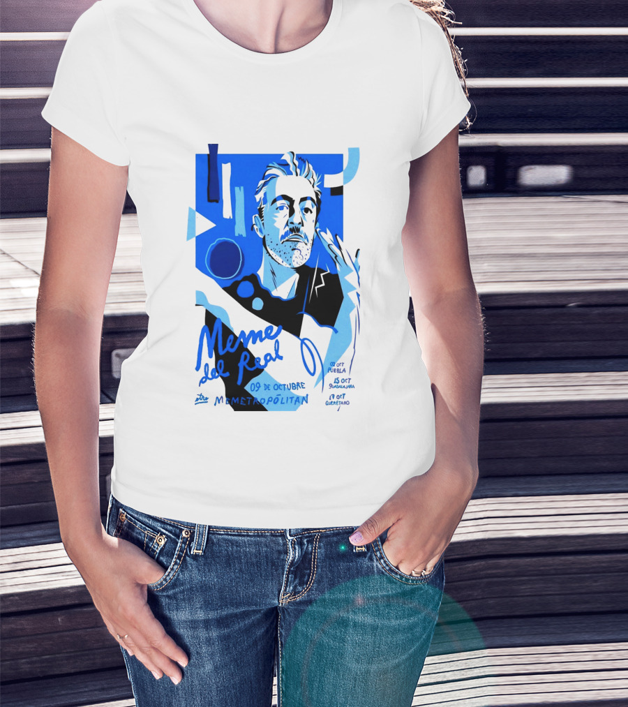 Meme Del Real 09 De Octubre 2026 Metropolitán MX Concert T-Shirt