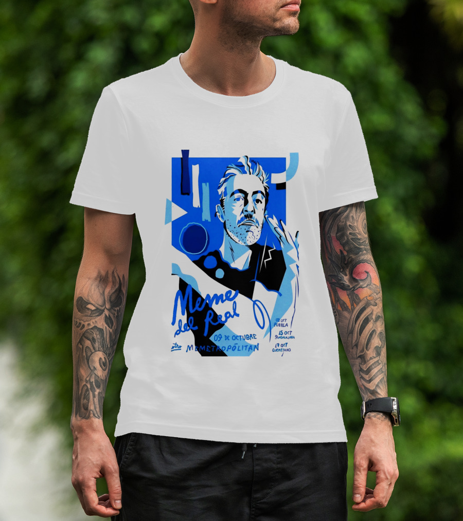 Meme Del Real 09 De Octubre 2026 Metropolitán MX Concert T-Shirt