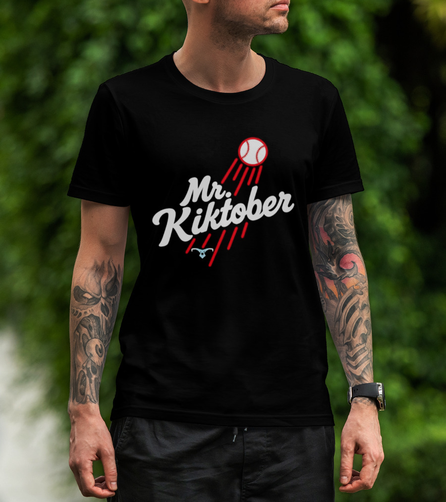 Kike Hernandez Mr Kiktober Los Angeles Dodgers Baseball T-Shirt