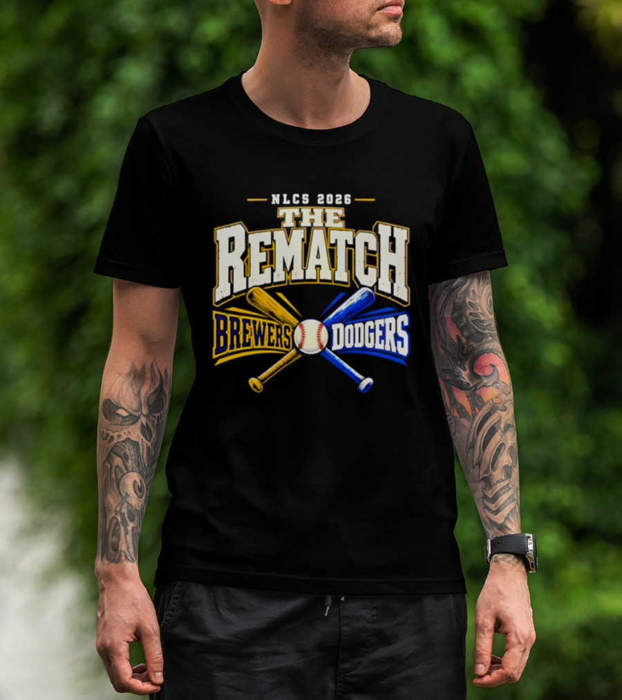 NLCS 2026 The Rematch Brewers Vs Dodgers T-Shirt