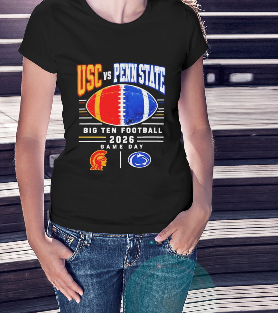 USC Vs Penn State Big Ten Football 2026 Game Day T-Shirt