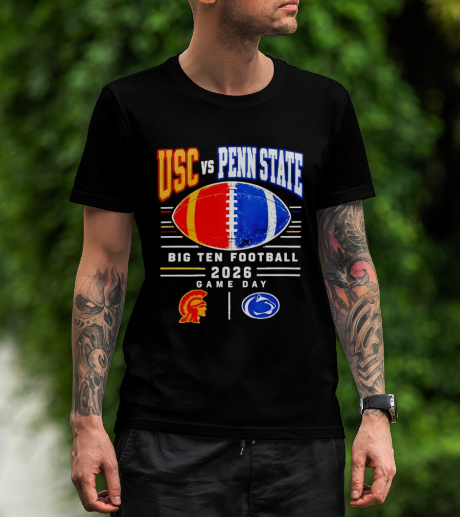 USC Vs Penn State Big Ten Football 2026 Game Day T-Shirt