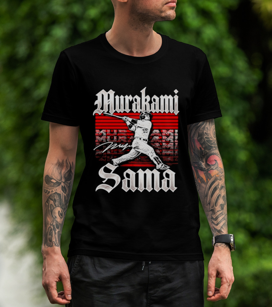 Murakami Sama Chicago White Sox 2026 Postseason Slugger Swing T-Shirt