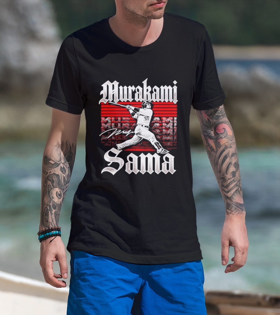 Murakami Sama Chicago White Sox 2026 Postseason Slugger Swing T-Shirt