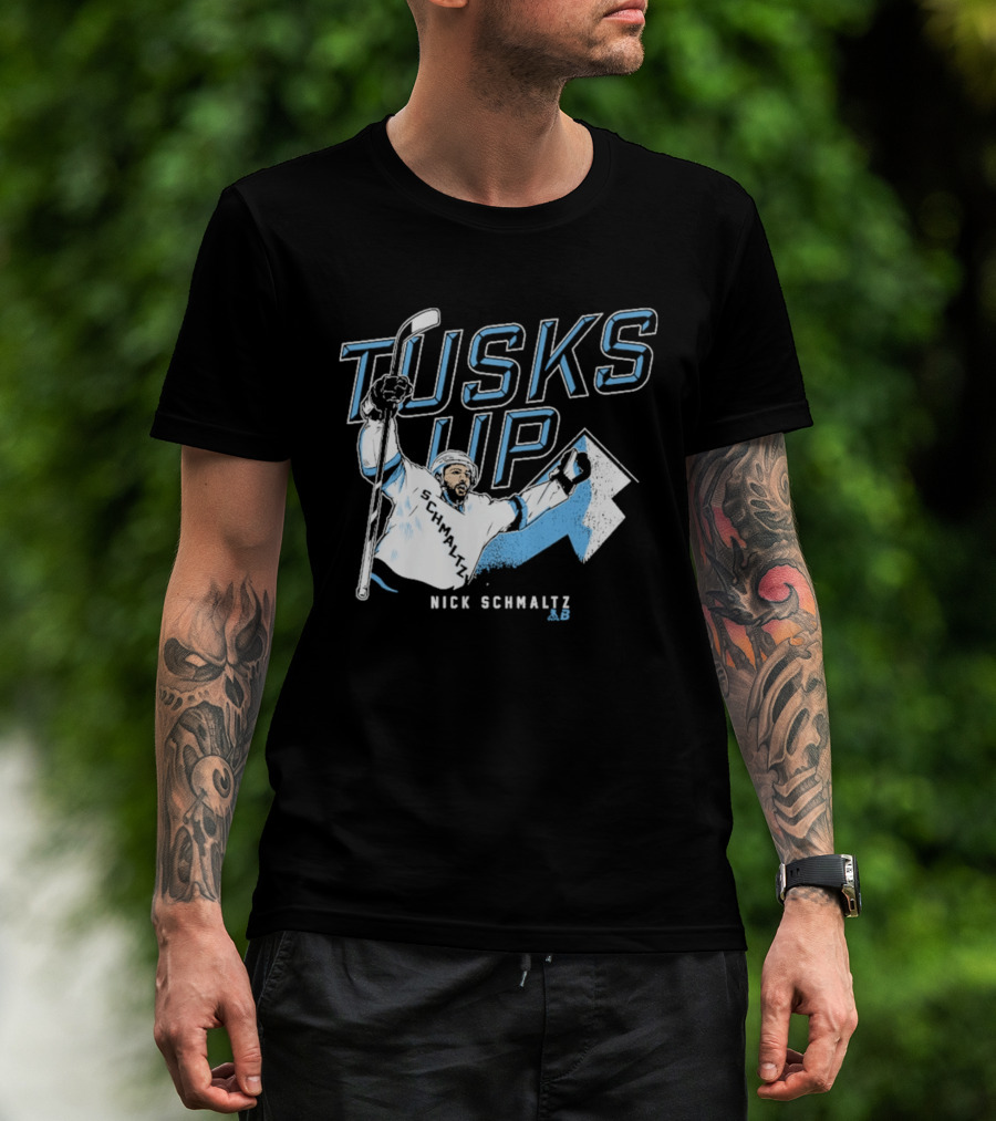 Nick Schmaltz Tusks Up Hockey Celebration T-Shirt