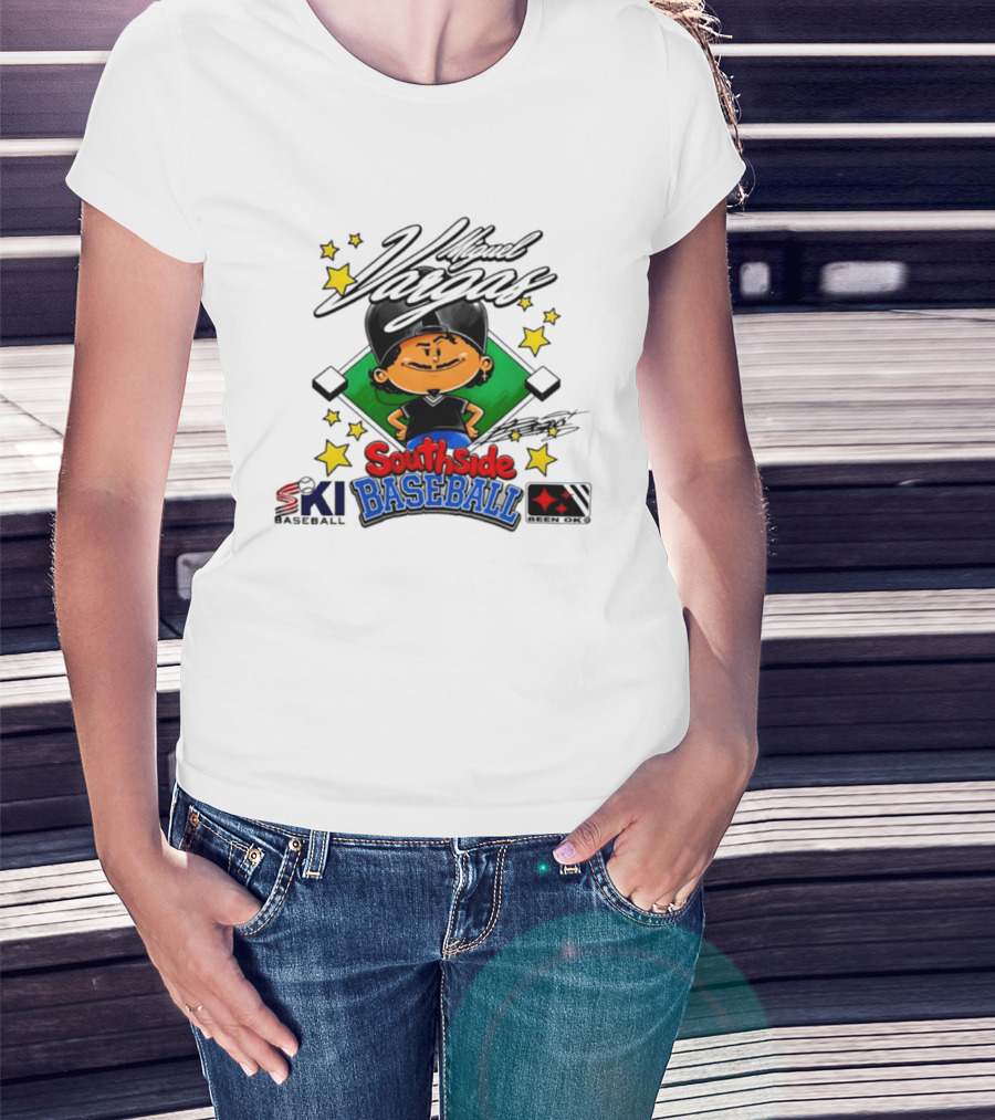 Miguel Vargas Southside Baseball Chicago White Sox Sports SKI Baseball Stars T-Shirt