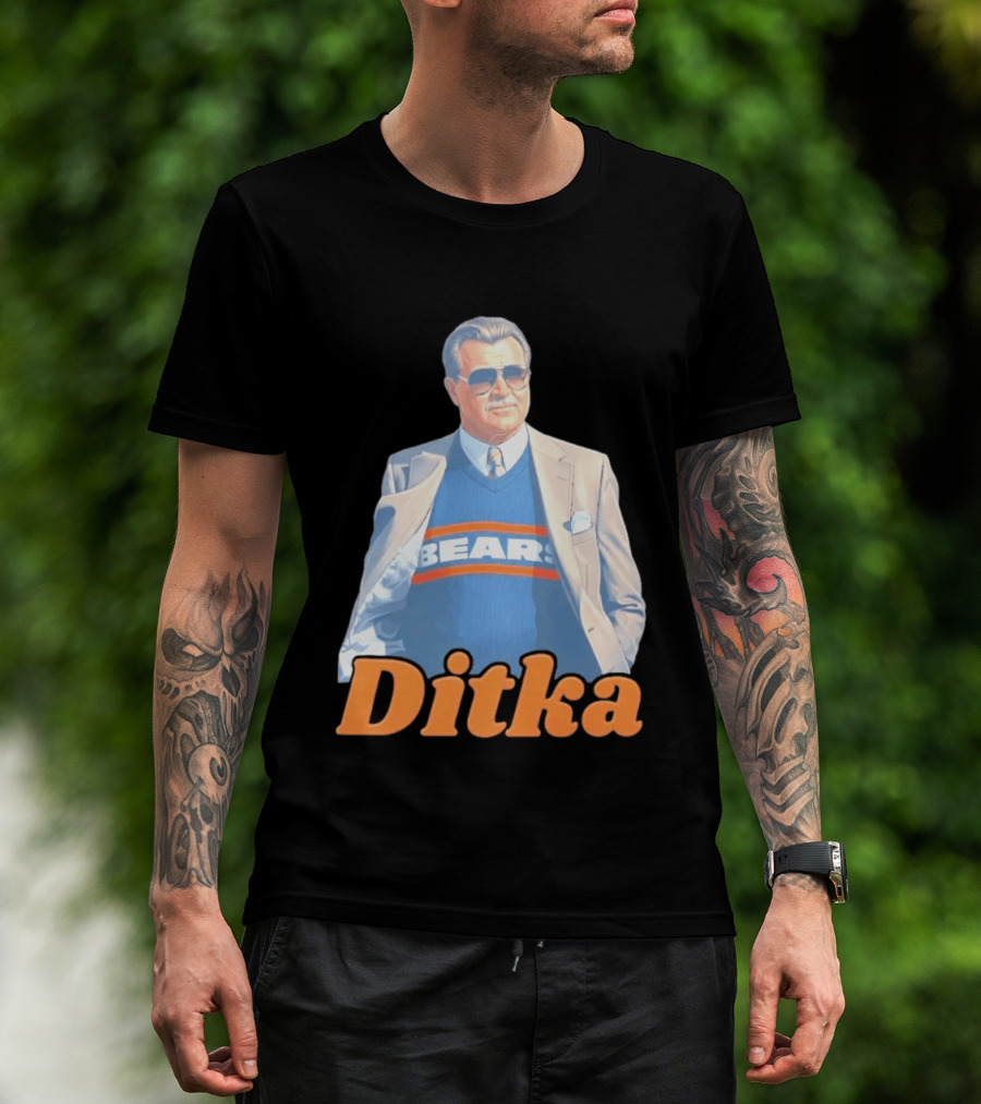 Ditka Bears Chicago Football Coach T-Shirt