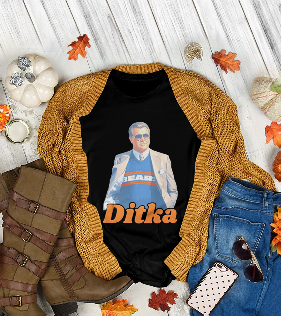 Ditka Bears Chicago Football Coach T-Shirt