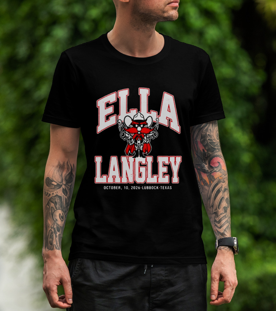 Ella Langley Lubbock Texas October 10 2026 T-Shirt