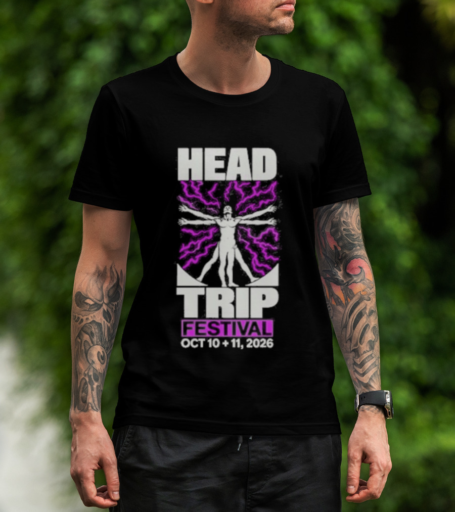 Head Trip Festival Electric Man Oct 13 14 2023 T-Shirt