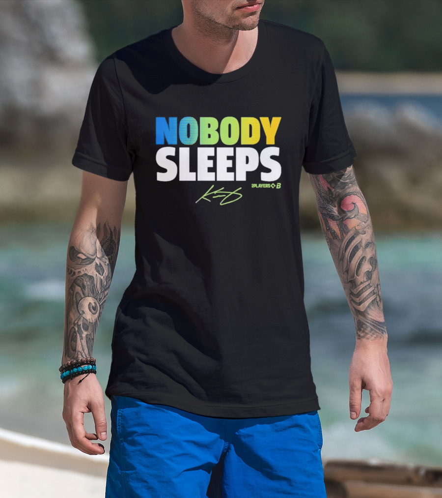 Kevin Cash Nobody Sleeps Signature Summer B T-Shirt