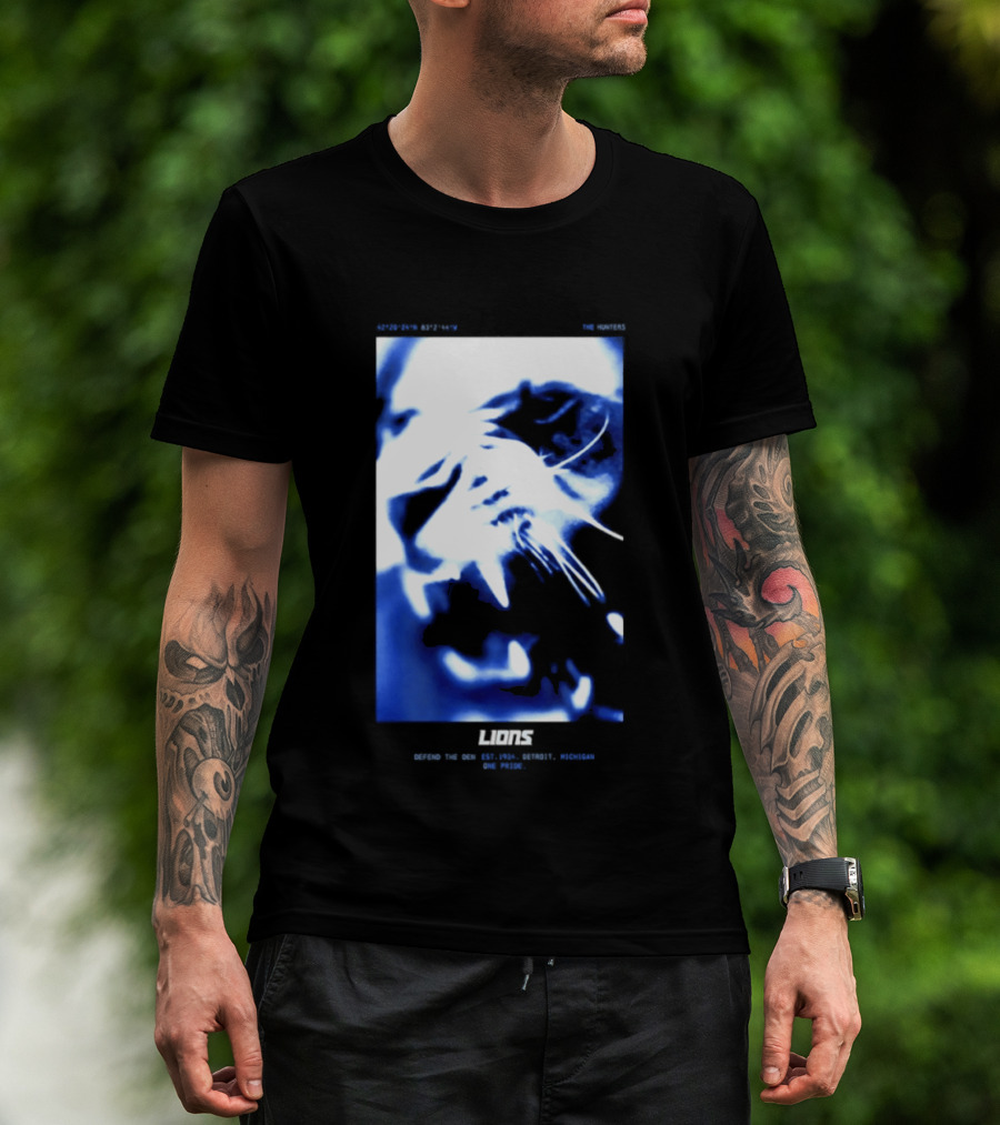Detroit Lions 2026 Rivalries Collection Loose Fit Boyfriend Lions Inner Strength Outer Toughness Excellence T-Shirt