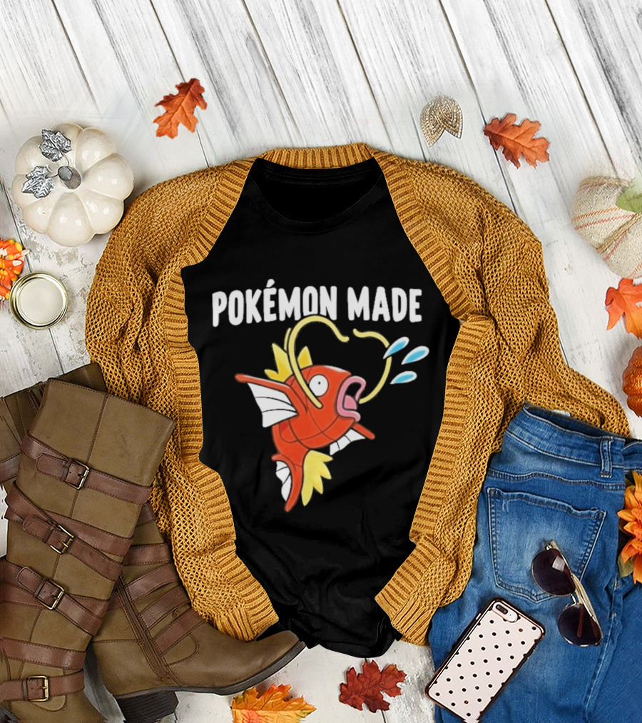 Kim Seokjin Pokémon Made Magikarp T-Shirt