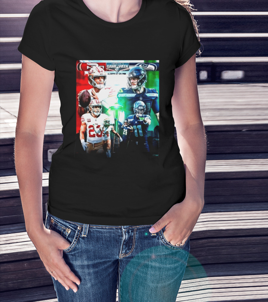 San Francisco 49ers Vs Seattle Seahawks America's Game Of The Week 2026 NFC West Showdown On Fox 4:25PM ET T-Shirt