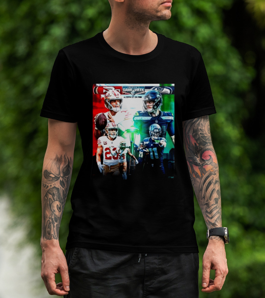 San Francisco 49ers Vs Seattle Seahawks America's Game Of The Week 2026 NFC West Showdown On Fox 4:25PM ET T-Shirt