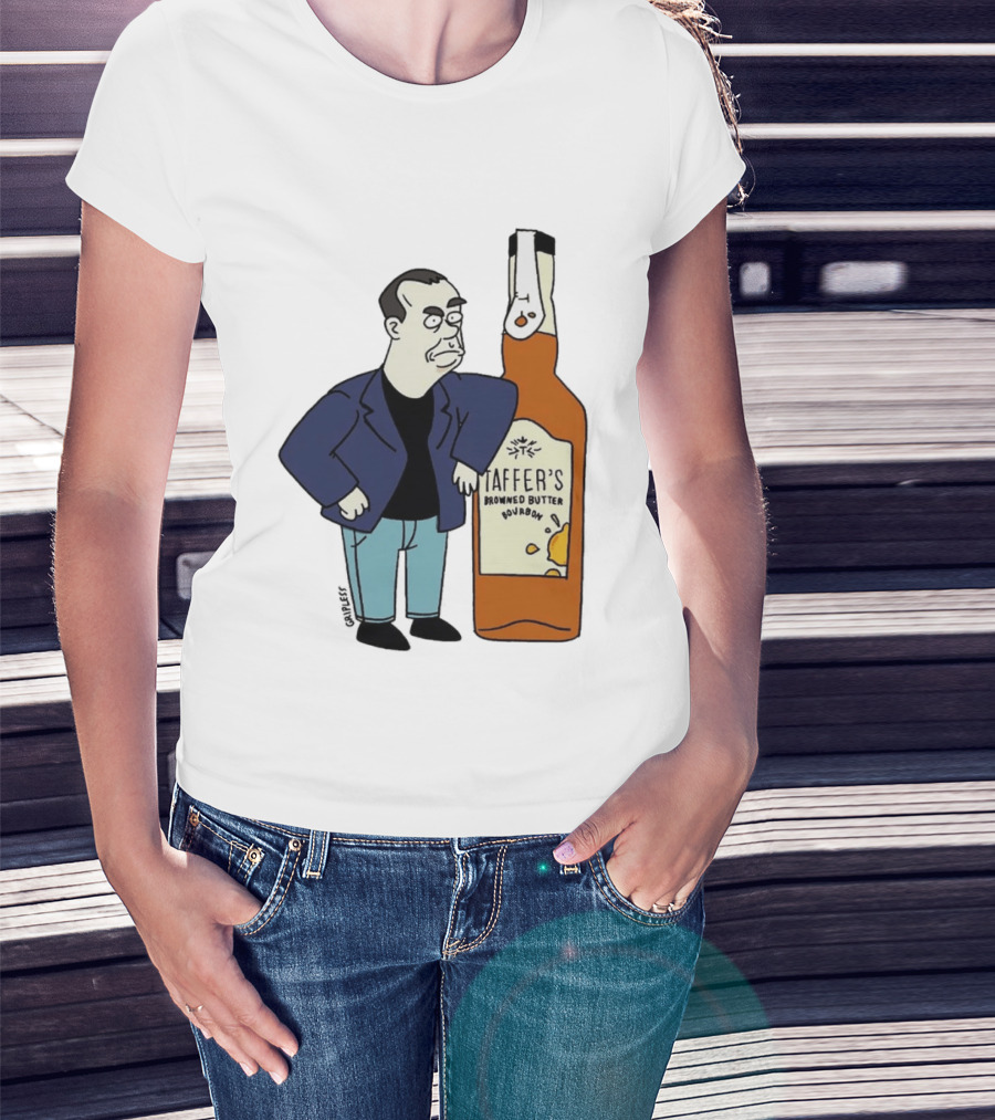 Jon Taffer Cartoon Browning Butter Bourbon Bar Rescue T-Shirt
