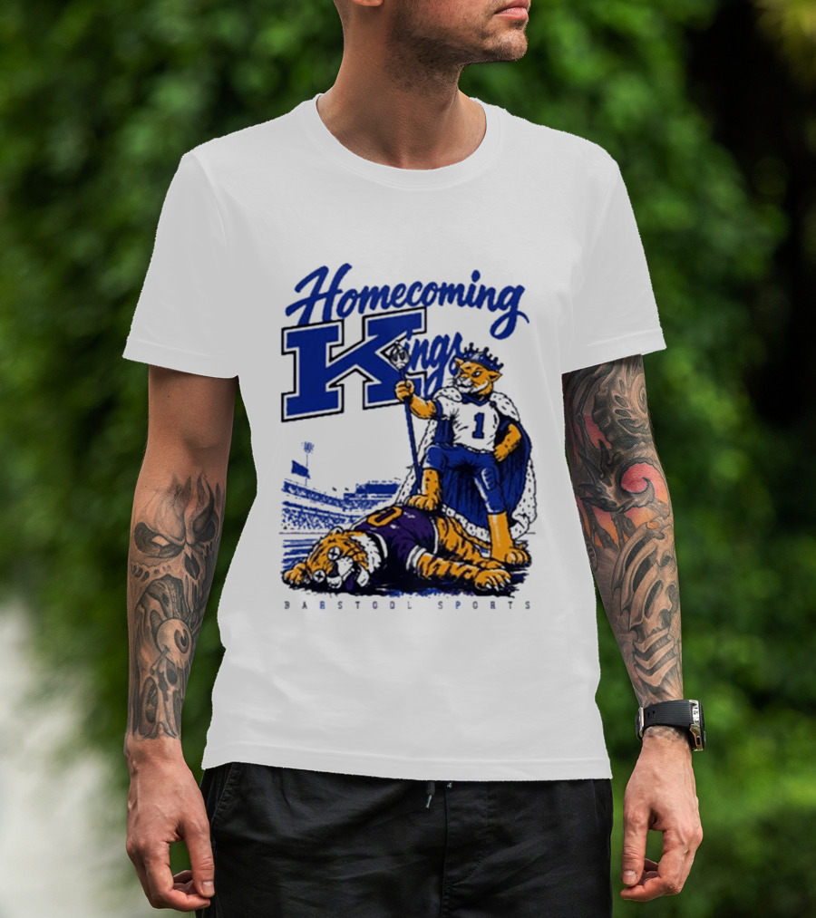 Kentucky Wildcats Homecoming King Victory Over LSU Tigers 2026 Football Barstool Sports T-Shirt