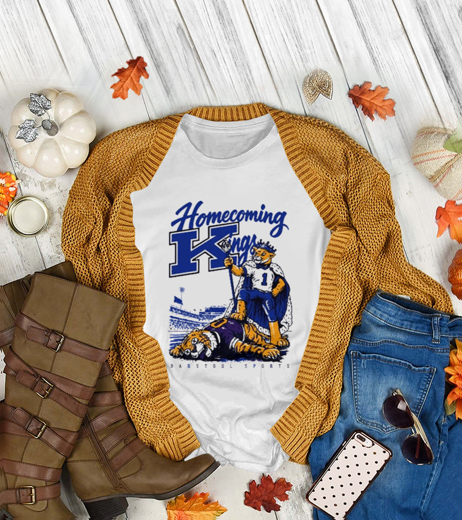 Kentucky Wildcats Homecoming King Victory Over LSU Tigers 2026 Football Barstool Sports T-Shirt