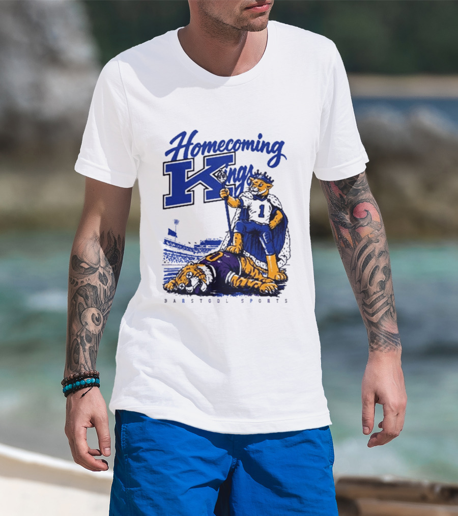 Kentucky Wildcats Homecoming King Victory Over LSU Tigers 2026 Football Barstool Sports T-Shirt