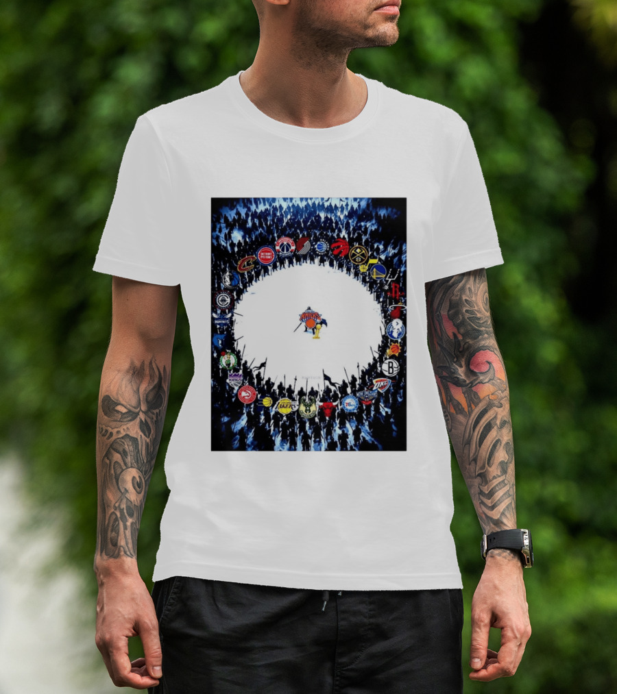 New York Knicks NBA Opponents Rivalry Battle Meme T-Shirt