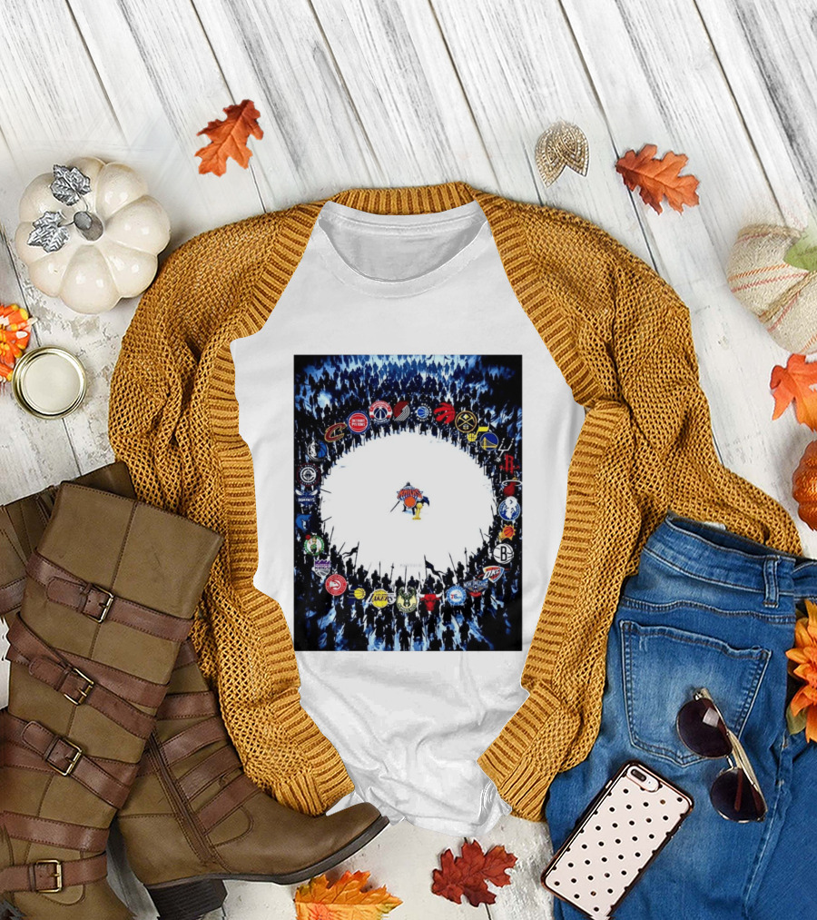 New York Knicks NBA Opponents Rivalry Battle Meme T-Shirt