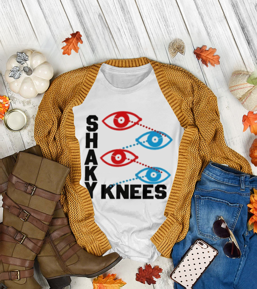 Shaky Knees Festival 2026 Piedmont Park Atlanta GA September 18 20 Red Blue Eye T-Shirt