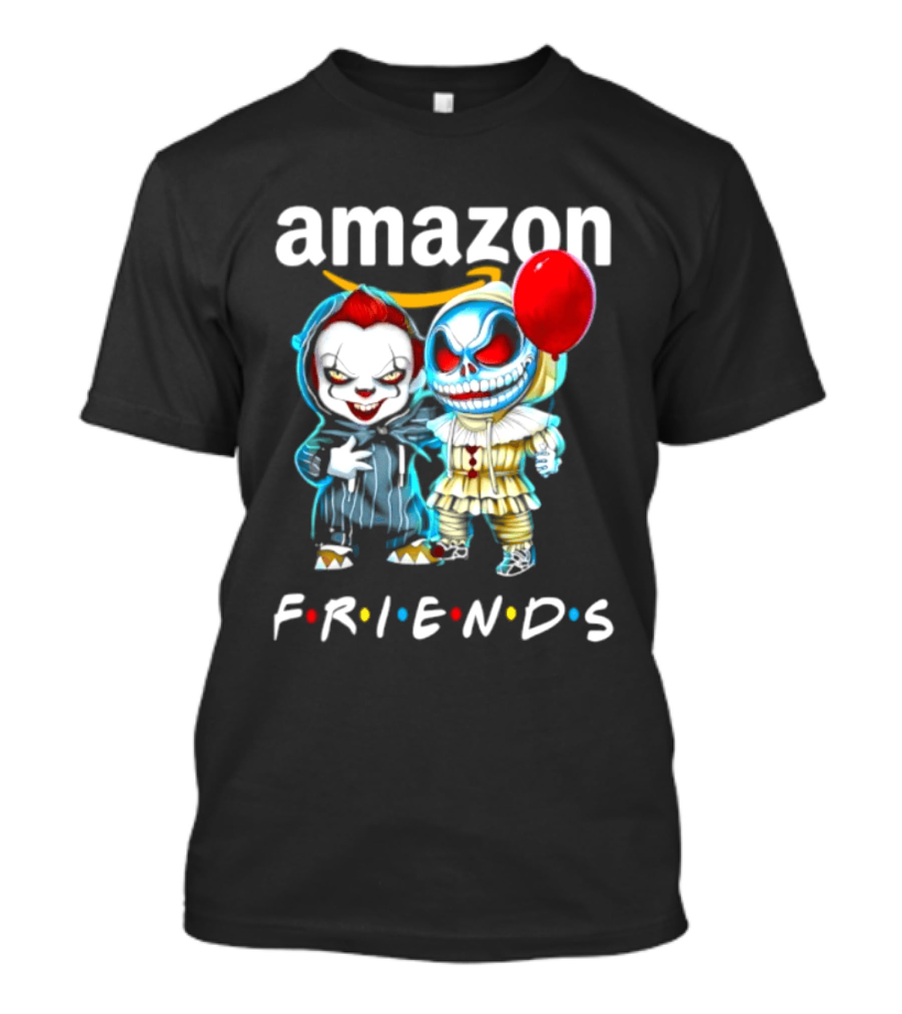 Amazon Pennywise Skellington Friends Halloween 2026 T-Shirt