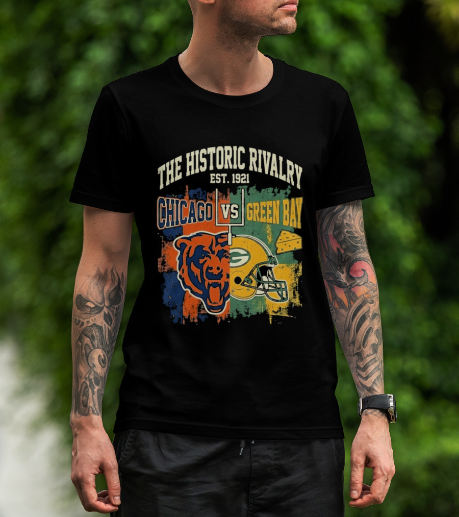 The Historic Rivalry Chicago Vs Green Bay Est 1921 T-Shirt