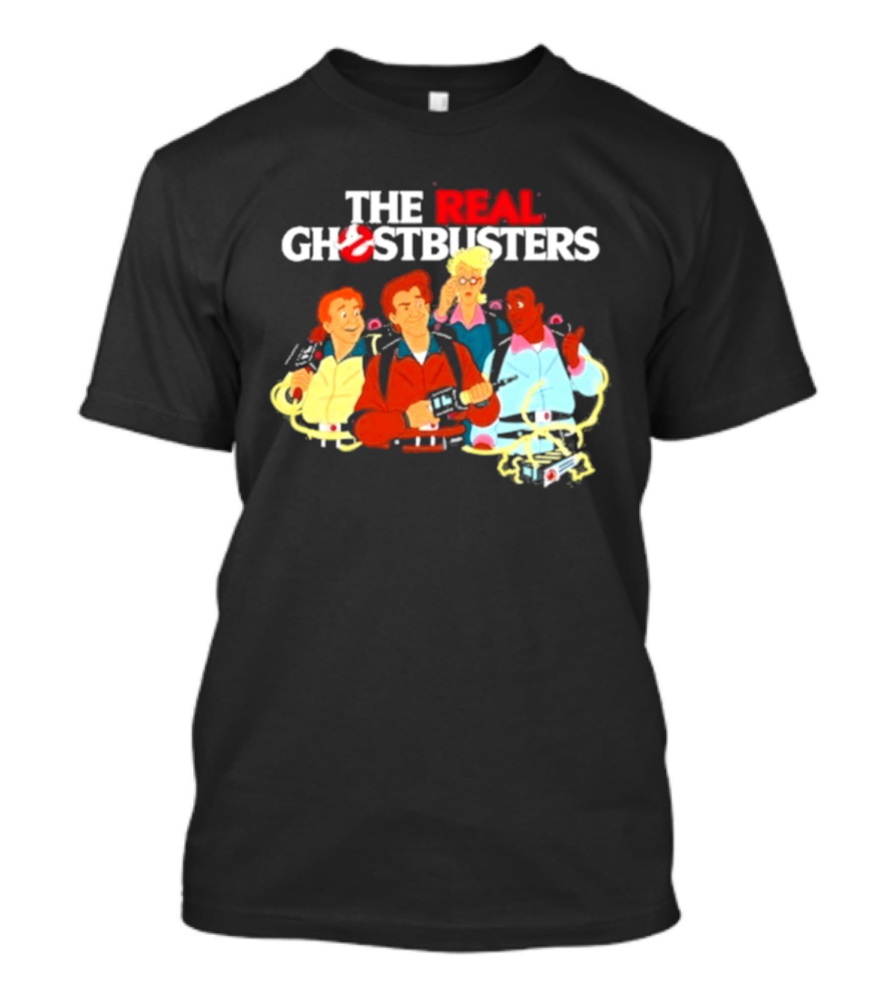 The Real Ghostbusters Investigators Retrokid Store Classic 80s Cartoon Team T-Shirt