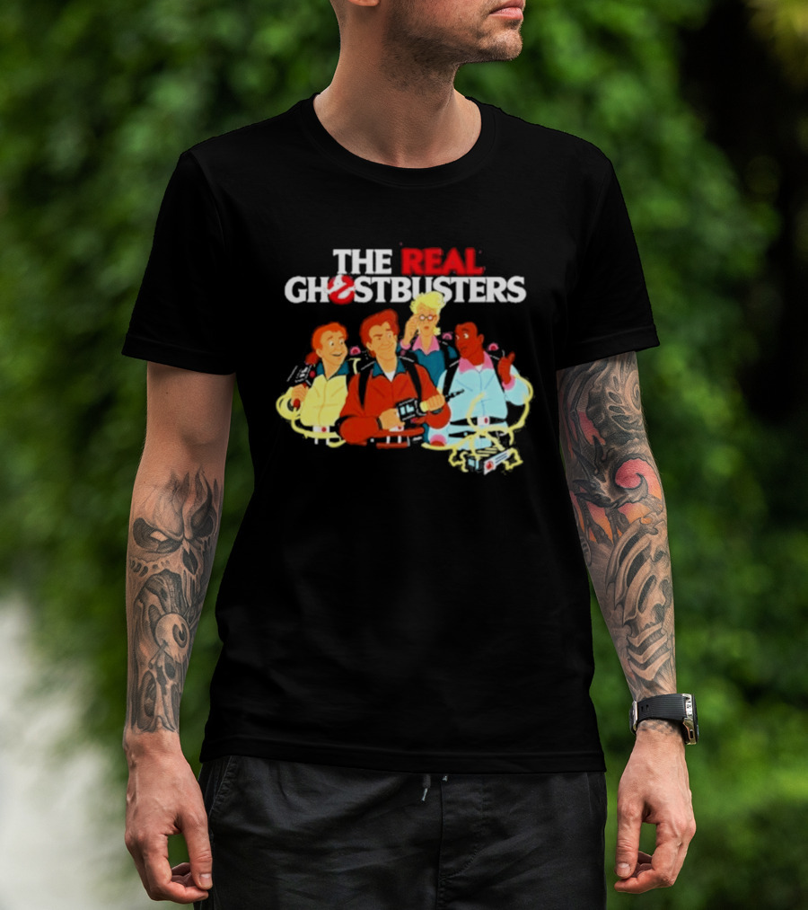 The Real Ghostbusters Investigators Retrokid Store Classic 80s Cartoon Team T-Shirt