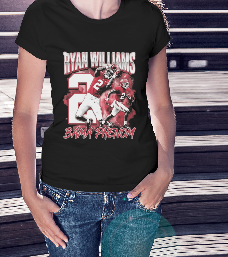 Ryan Williams Number 2 Bama Phenom Football T-Shirt