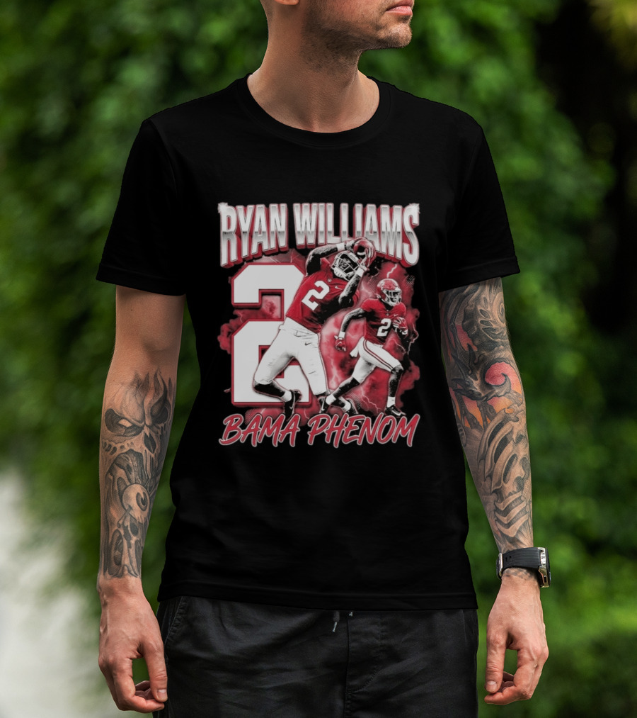 Ryan Williams Number 2 Bama Phenom Football T-Shirt
