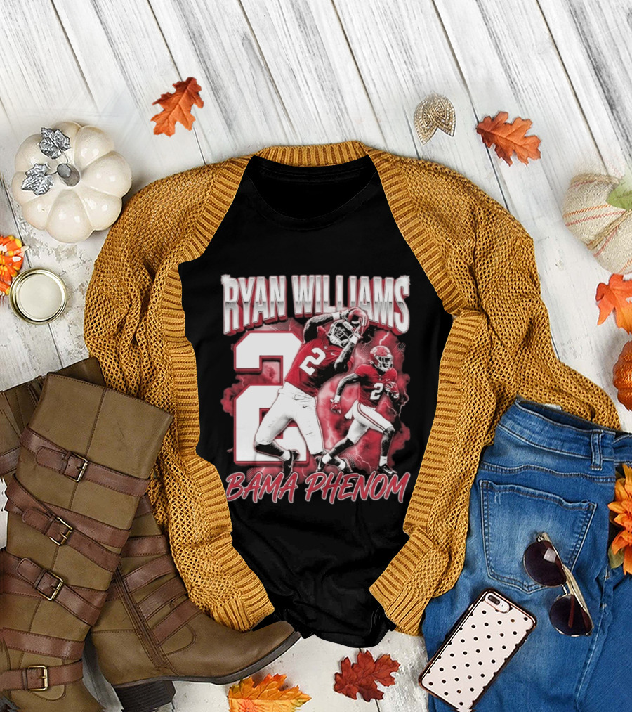 Ryan Williams Number 2 Bama Phenom Football T-Shirt