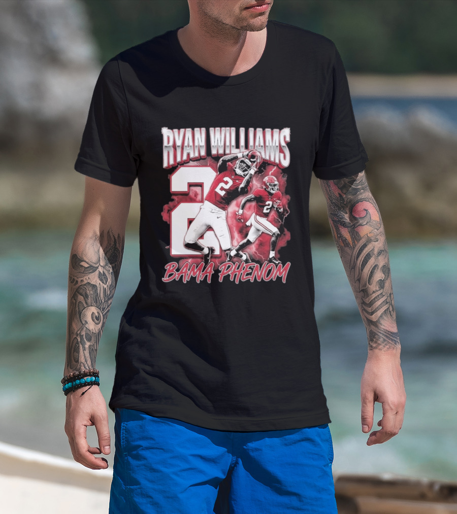 Ryan Williams Number 2 Bama Phenom Football T-Shirt