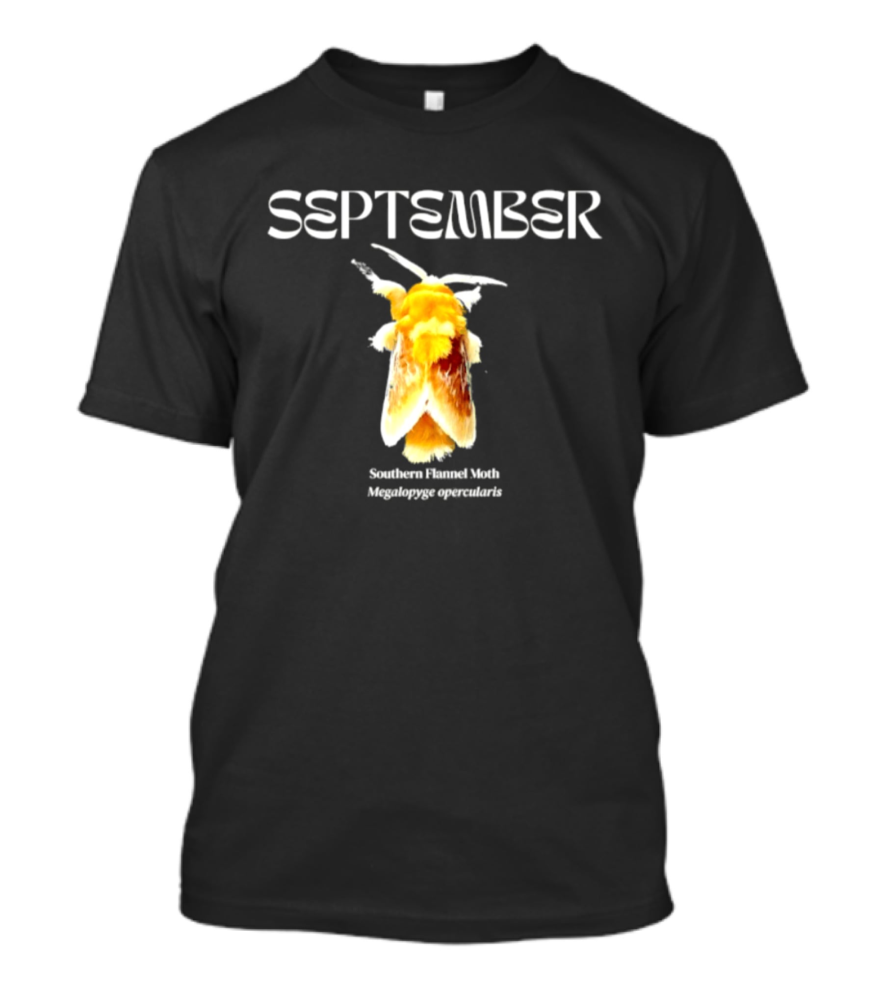 September Southern Flannel Moth Megalopyge Opercularis T-Shirt