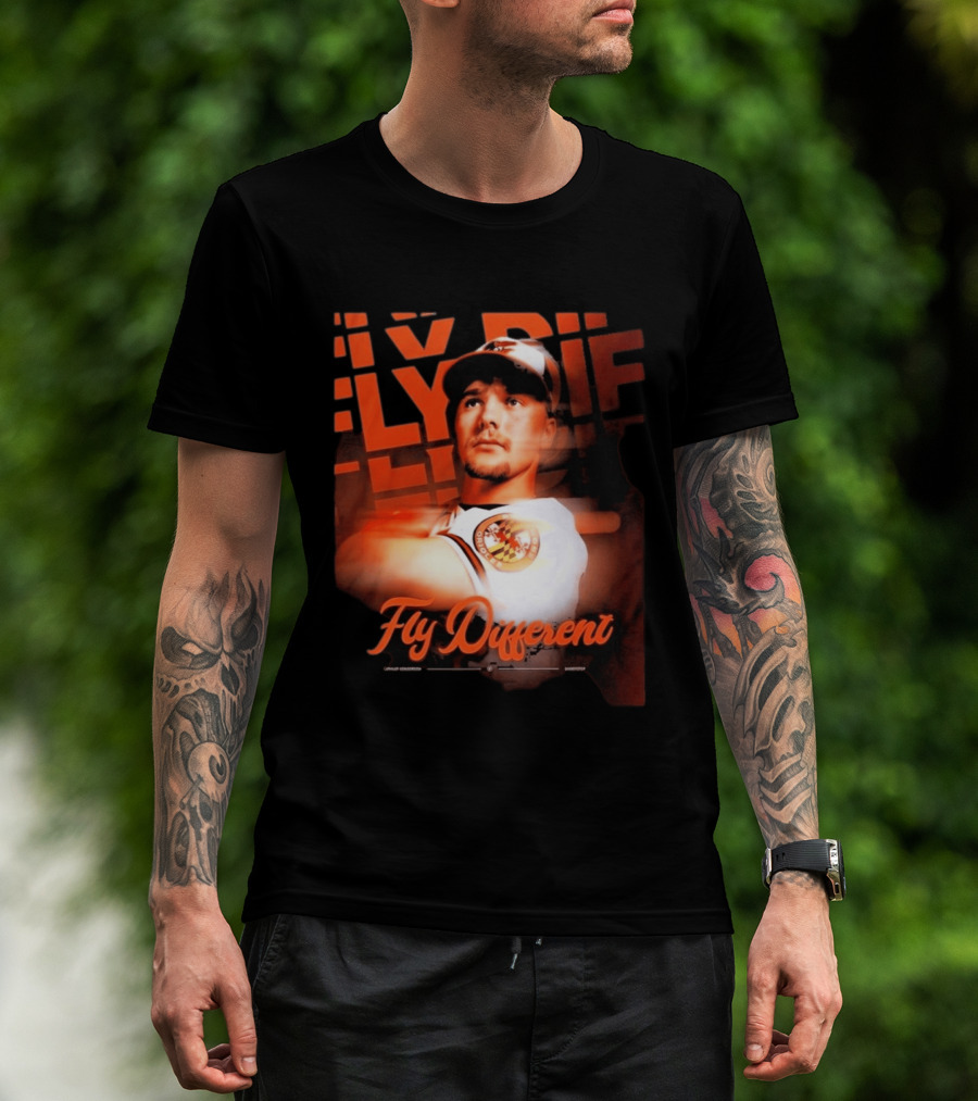 Gunnar Henderson Orioles Fly Different Baltimore Baseball T-Shirt