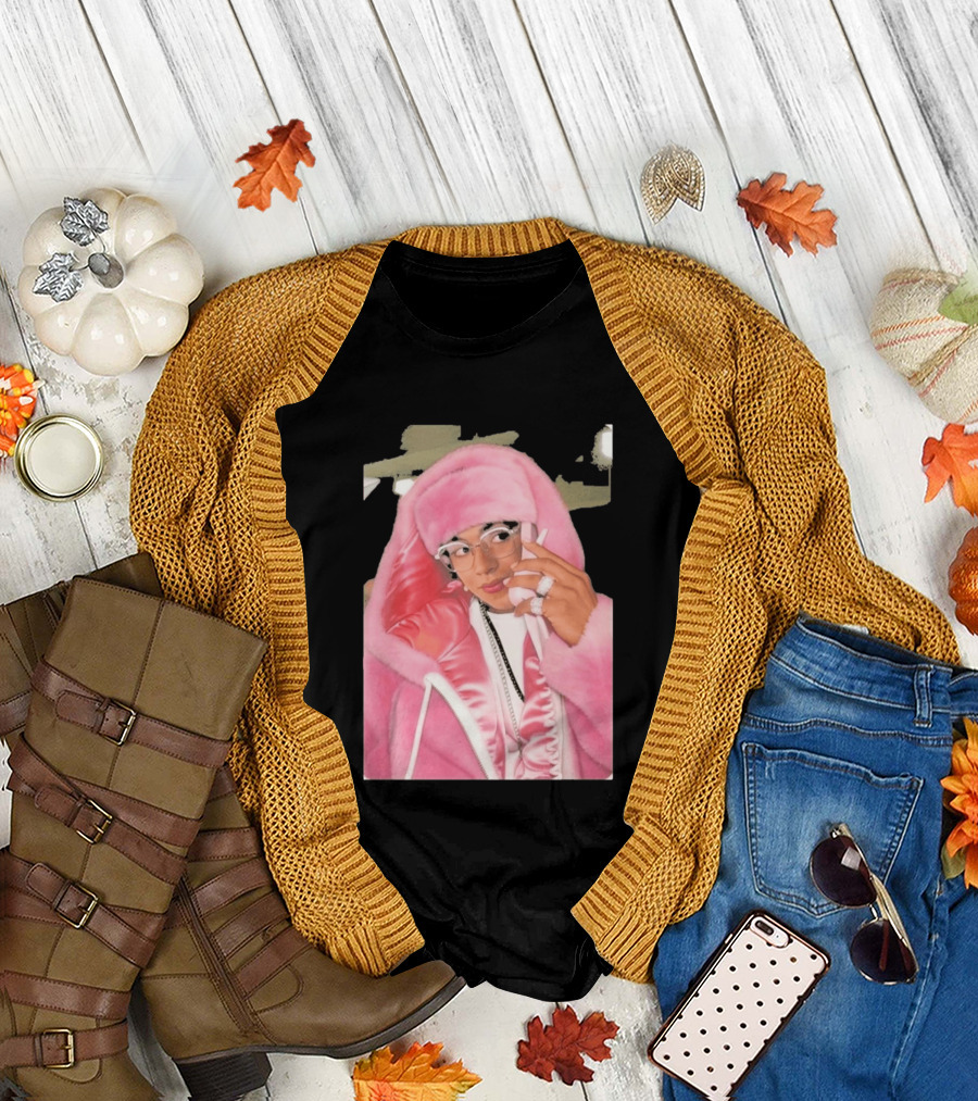 Hasan Piker Pink Fur Coat Style Darializa T-Shirt