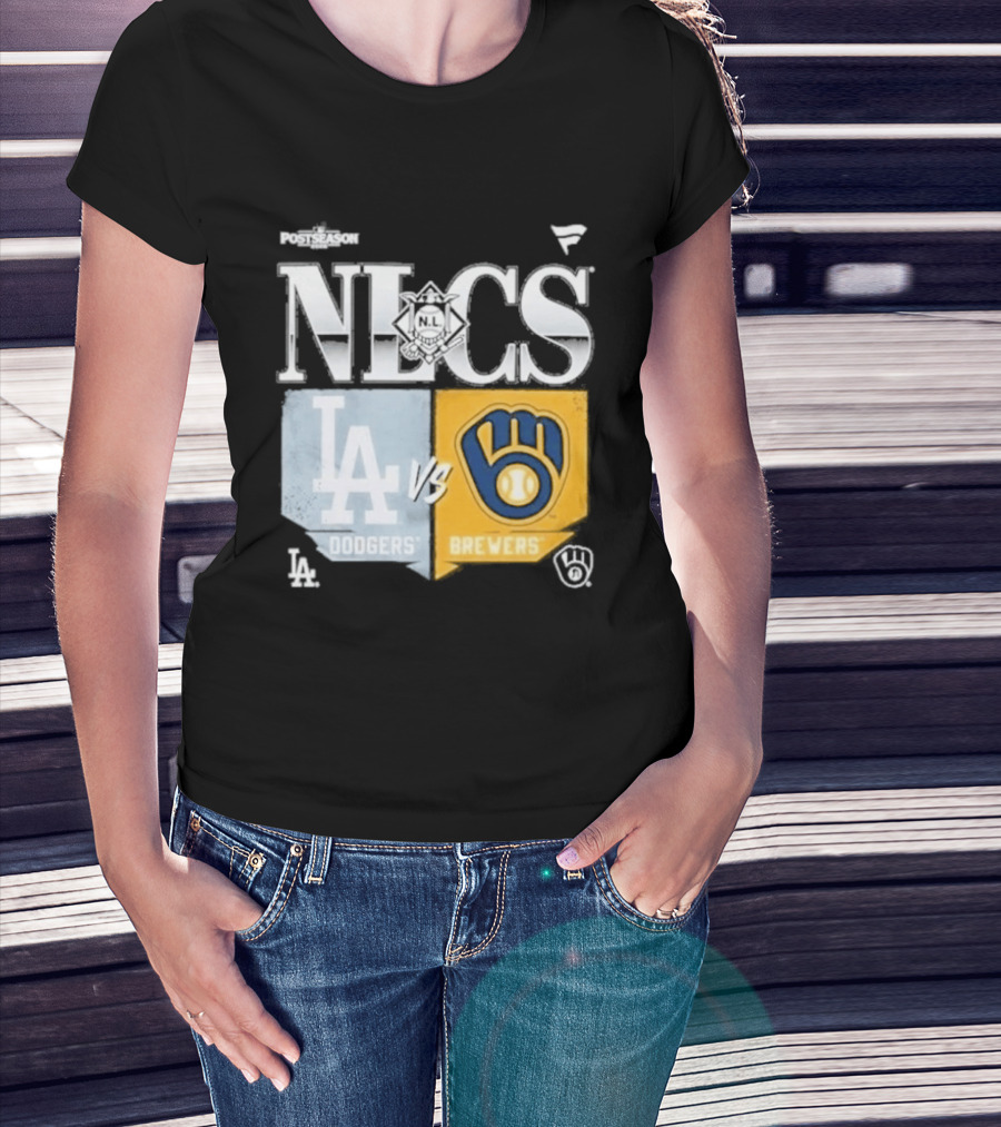 NLCS 2026 LA Dodgers Vs Milwaukee Brewers Matchup T-Shirt