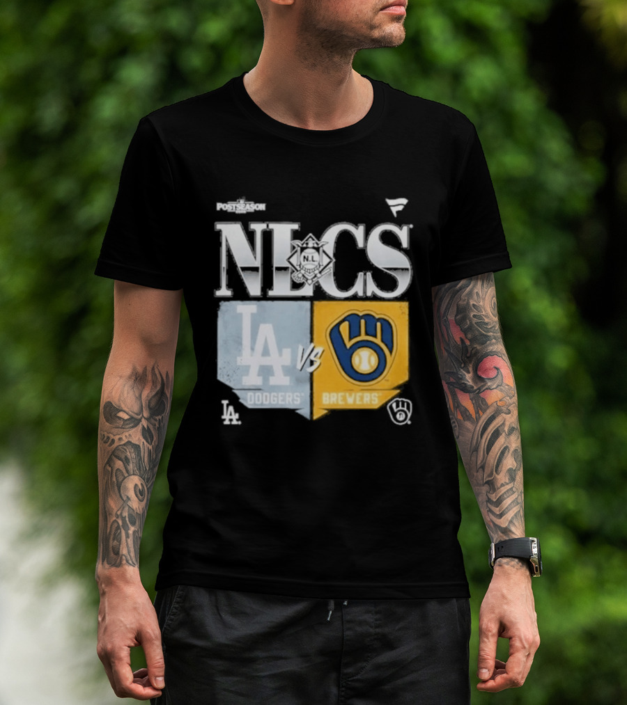 NLCS 2026 LA Dodgers Vs Milwaukee Brewers Matchup T-Shirt