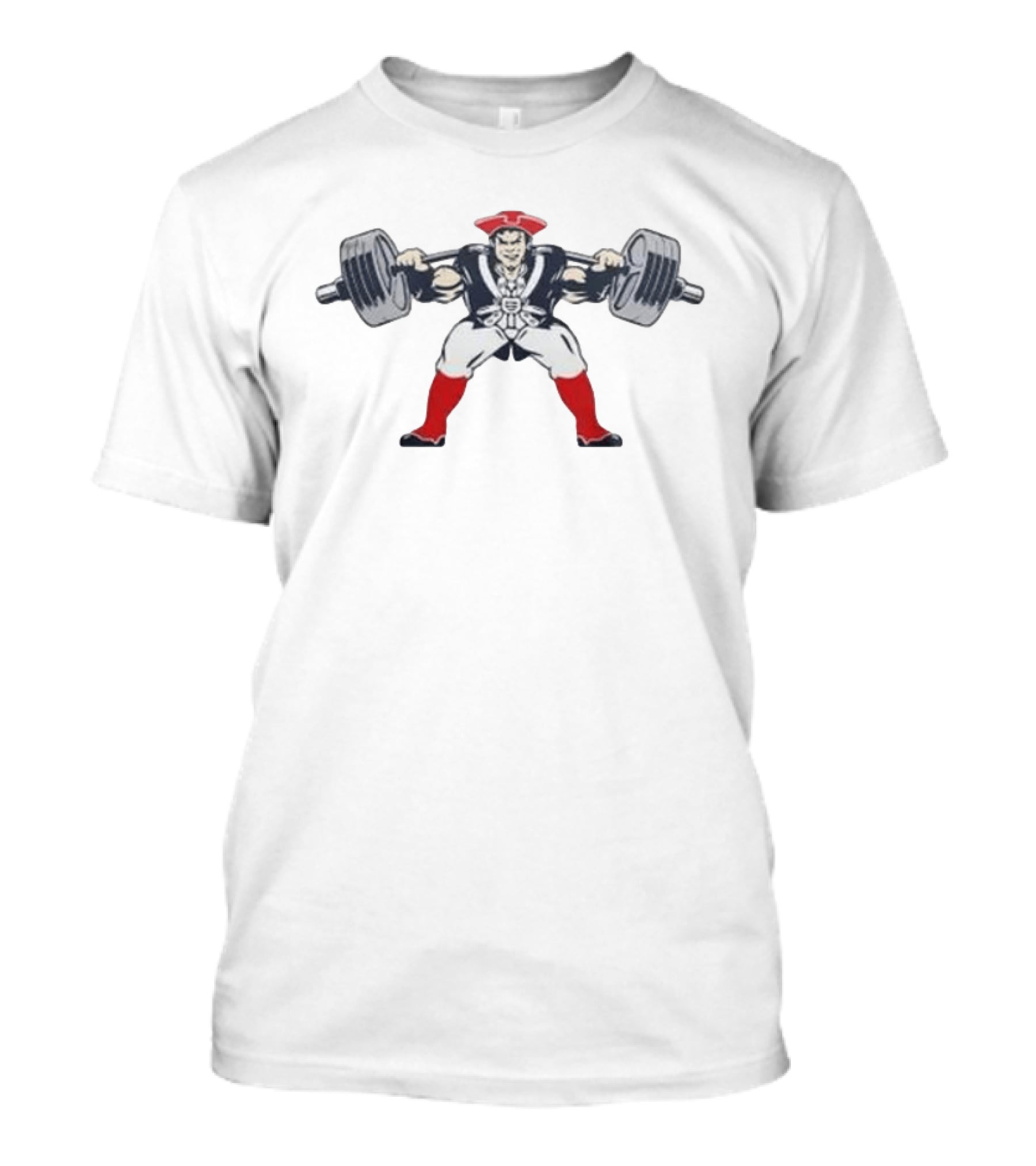 New England Patriots Warrior 2026 Weightlifting Power T-Shirt