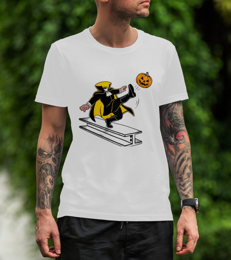 Pittsburgh Steelers Halloween 2026 Headless Horseman Of Steel T-Shirt