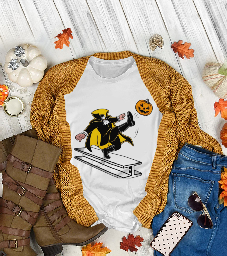 Pittsburgh Steelers Halloween 2026 Headless Horseman Of Steel T-Shirt