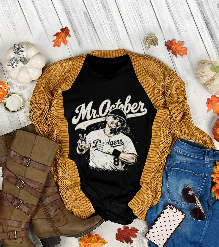 Mr October Dodgers Baseball Kike Hernandez Player T-Shirt