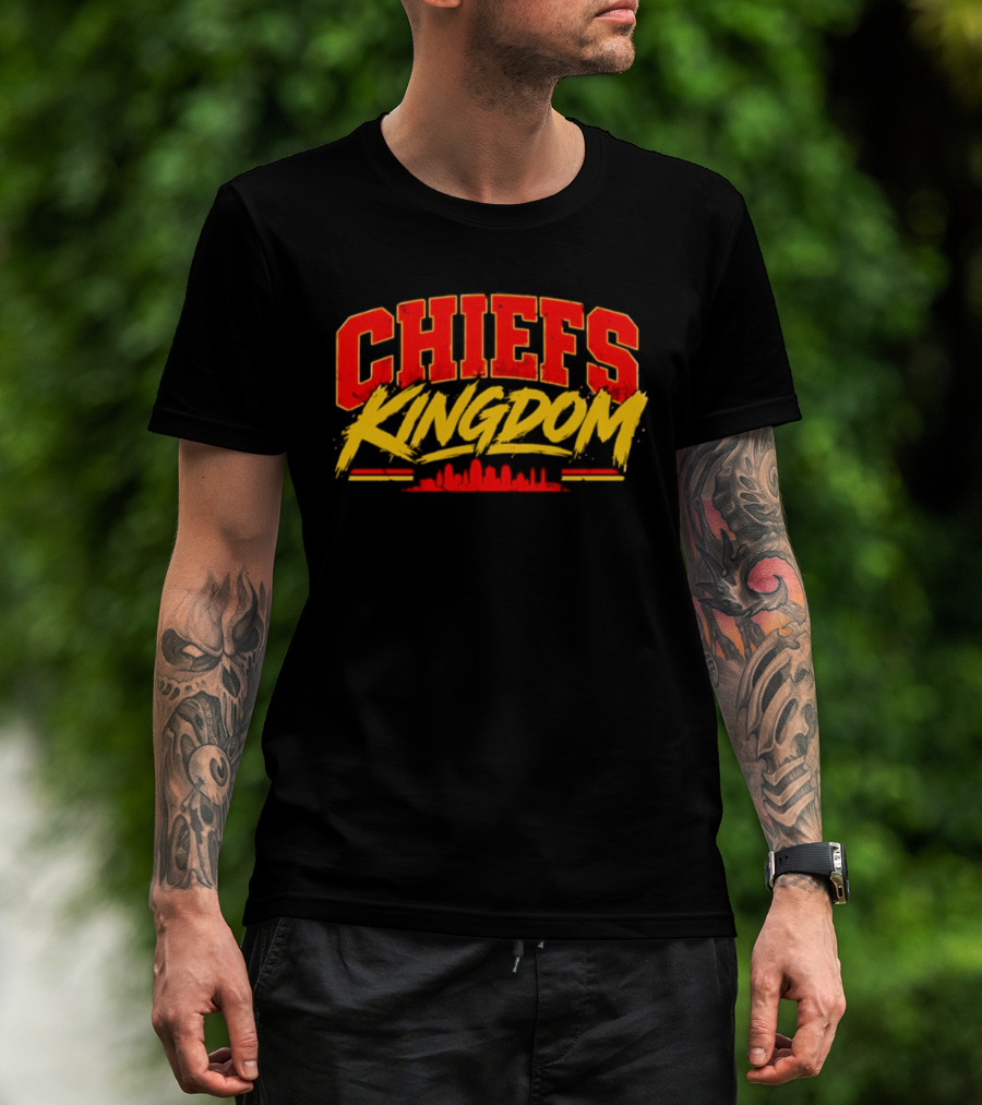 Kansas City Chiefs Kingdom Skyline 2026 T-Shirt