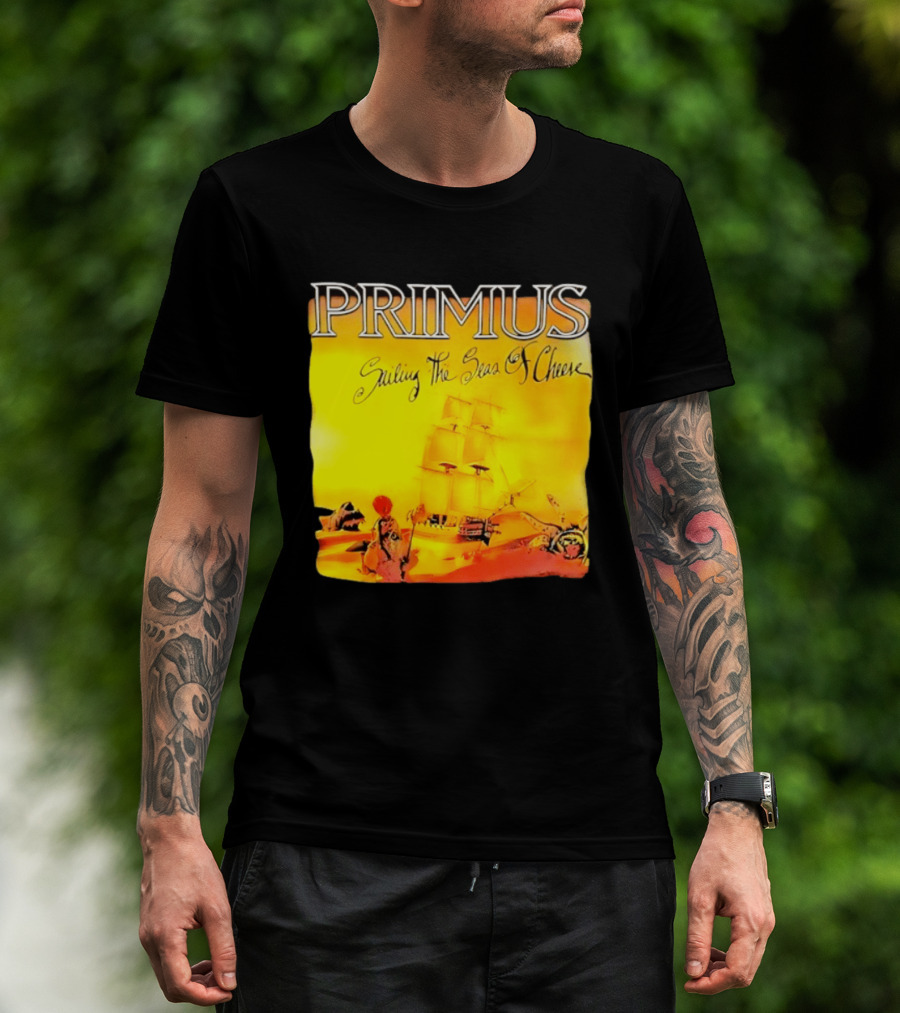 Primus Sailing The Seas Of Cheese Album Art Les Claypool T-Shirt