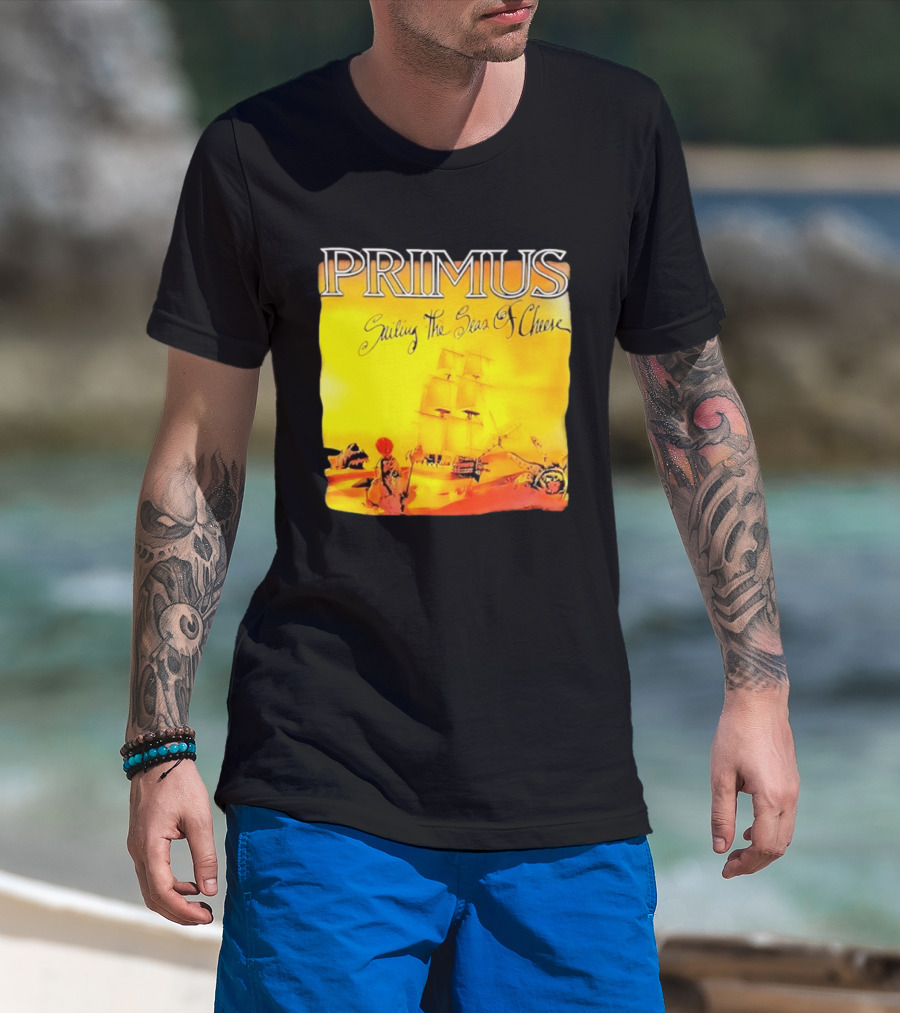 Primus Sailing The Seas Of Cheese Album Art Les Claypool T-Shirt