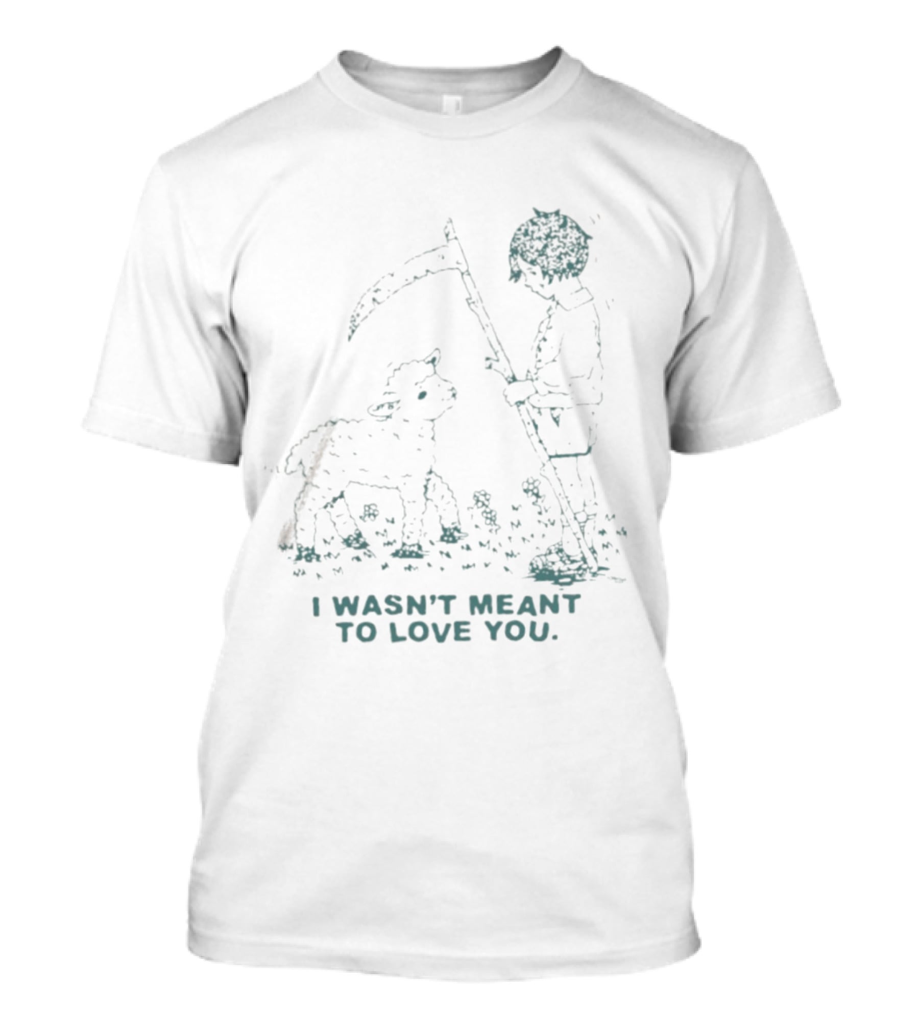 I Wasn't Meant To Love You Grim Reaper Boy And Dog T-Shirt