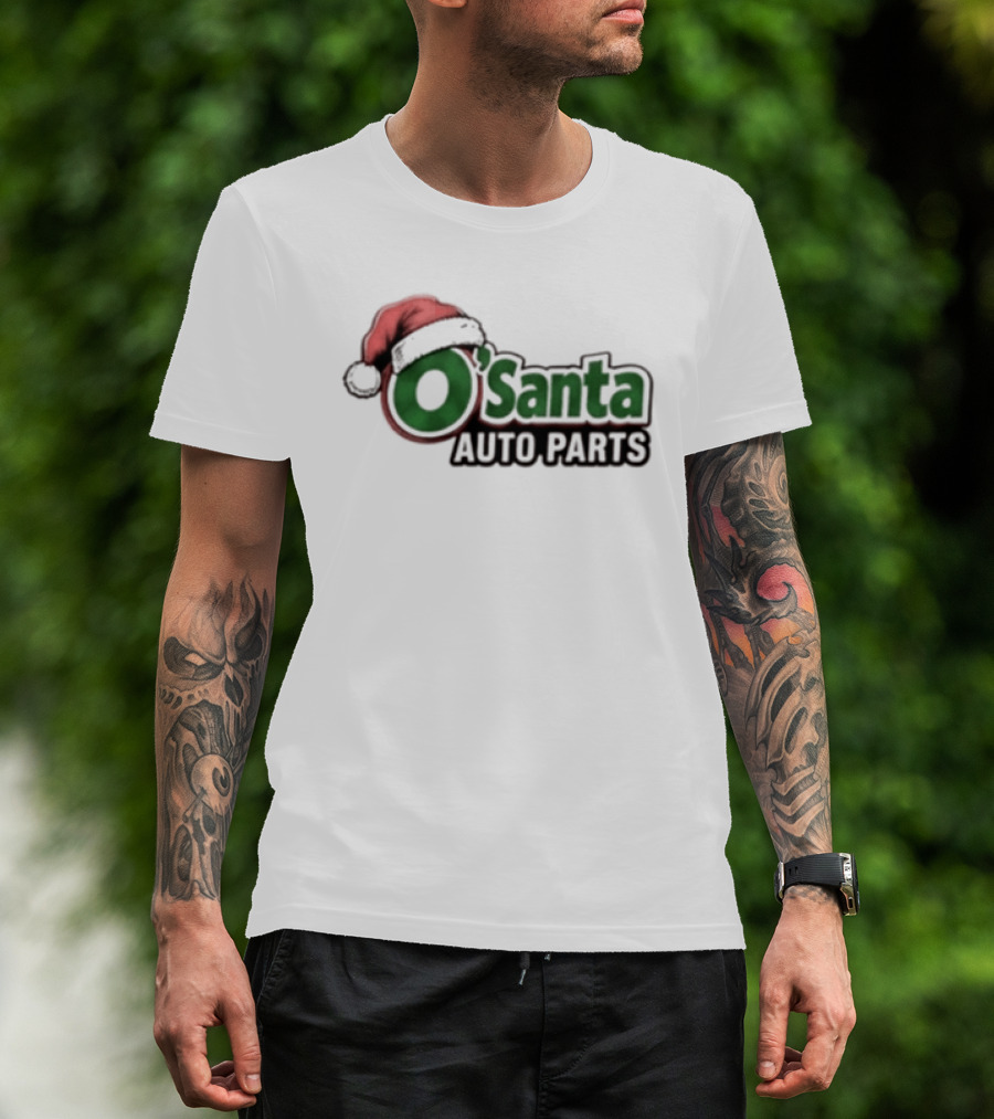 O'Reilly Auto Parts Santa Christmas Humor Mechanic Lovers T-Shirt