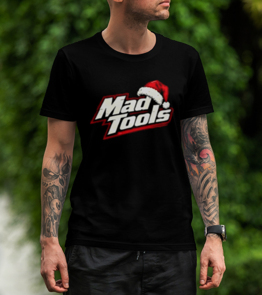 Mac Tools Christmas Santa Hat For Tool Lovers T-Shirt