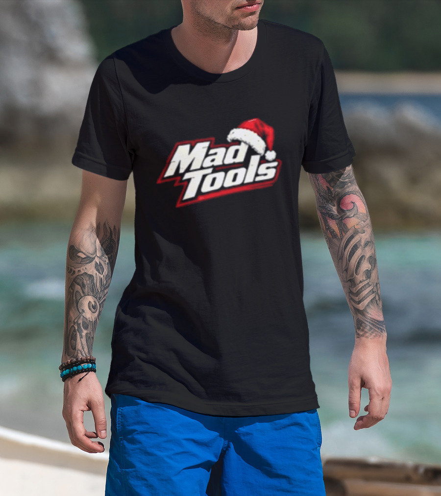 Mac Tools Christmas Santa Hat For Tool Lovers T-Shirt